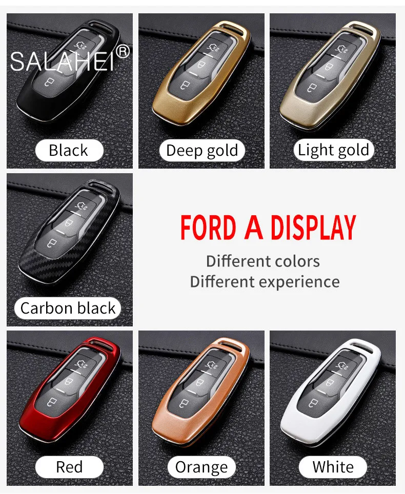 

Car Smart Remote Key Case Cover Fob Protection Shell For Ford Fusion Mondeo Mustang F-150 Explorer Edge 2015 2016 2017 2018