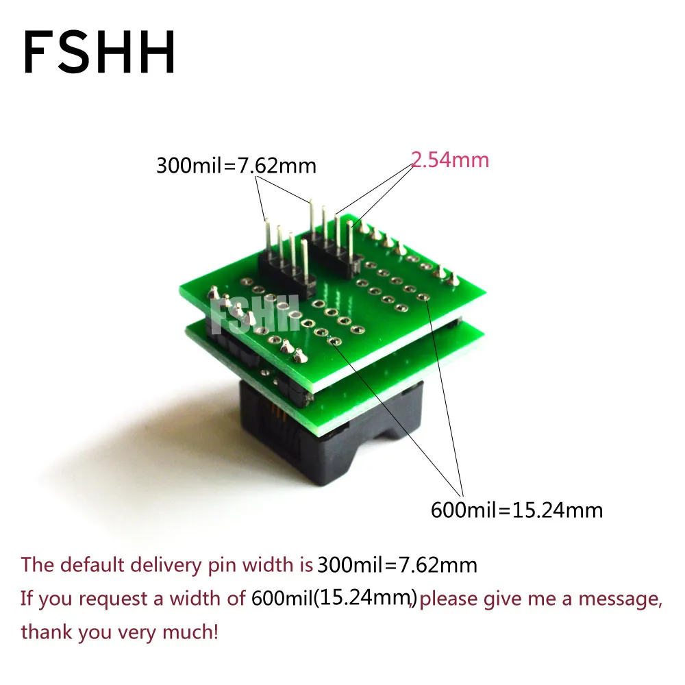 WL SOP8 U1 Адаптер для программиста Wellon адаптер 150mil К DIP8 IC тестовая розетка|adapter