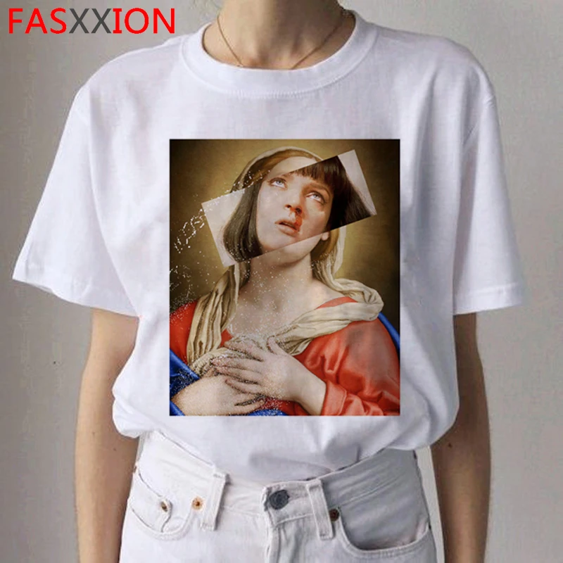 Женская футболка в стиле Харадзюку с принтом из мультфильма | одежда