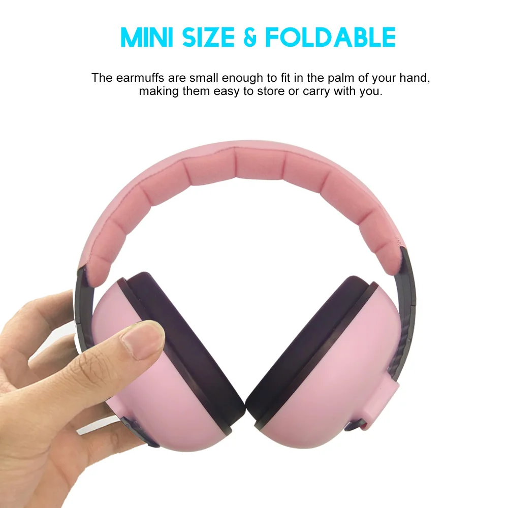 Мягкие детские наушники с защитой от шума звукоизоляционные шумоподавление