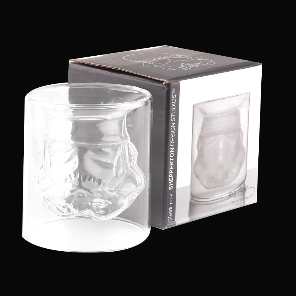 150 мл бутылка для воды Прозрачный Звездные войны Штурмовик стеклянная чашка Shoot