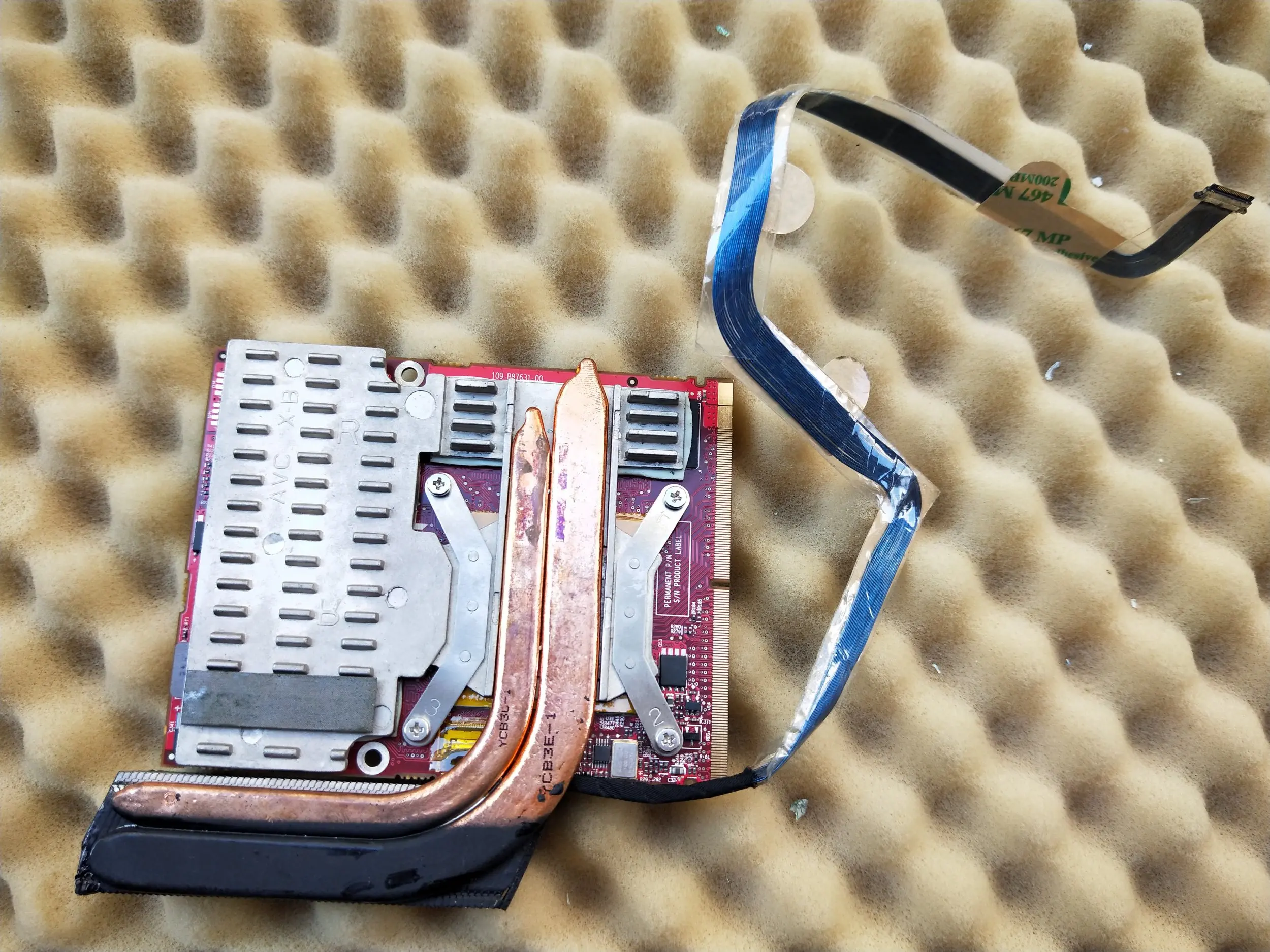 Новая видеокарта для Dell Alien ware M17x R2 HD 4870 4870M grahics card с радиатором 2TKKD 2YVP1 02YVP1|Кулеры и