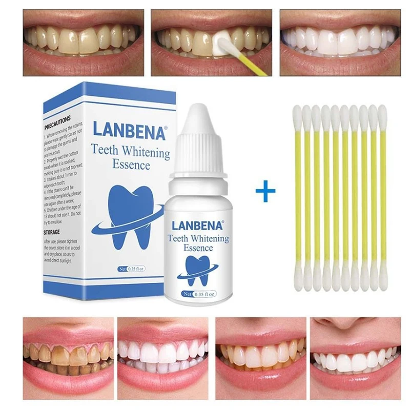 LANBENA Powder LANBENA, отбеливающий порошок для зубов, гигиена полости рта, очищающая сыворотка, Удаляет налет, пятна, отбеливание зубов, зубная паста для коптильни - Цвет: LANBENA Powder