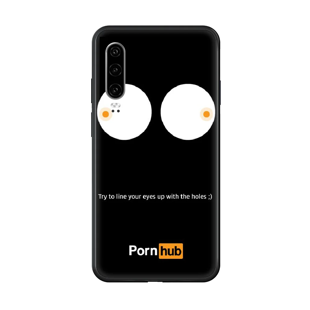 

pornhub Phone Case hull For huawei honor 7 8 9 10 20 A S X Lite Pro black funda silicone coque soft waterproof fashion Etui art
