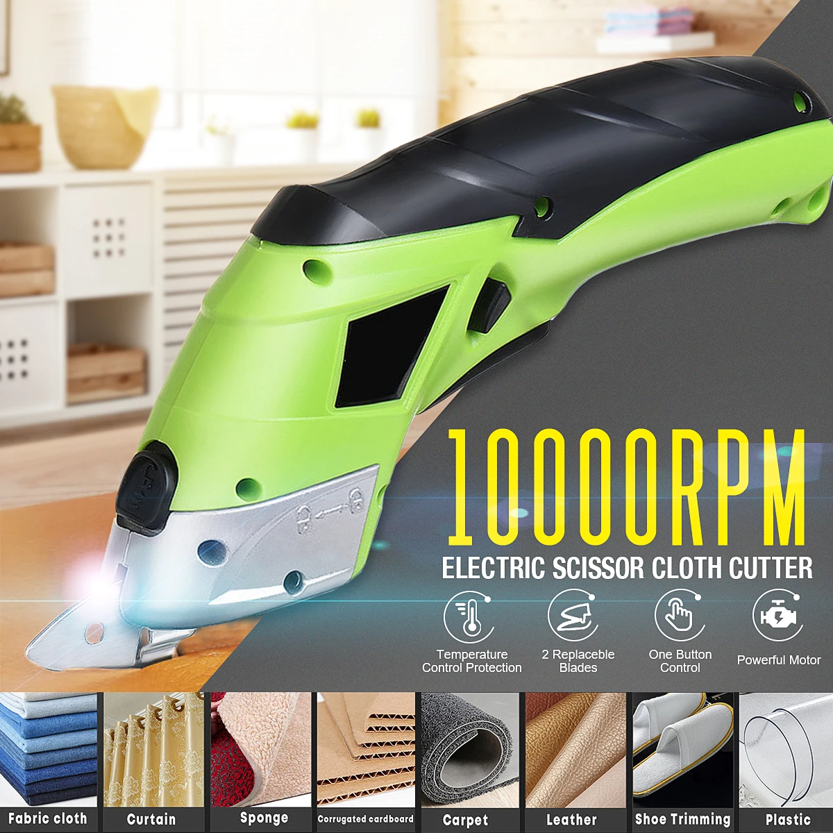 

Беспроводные электрические ножницы, 4 в, перезаряжаемые, Ткань Кожа сукно, нож для шитья, портновские ножницы, многофункциональные, ручные