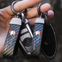 car key chain keyrings keychain leather santa claus christmas gift for mercedes benz w204 cla w203 w211 w205 w124 w205 w210 glk