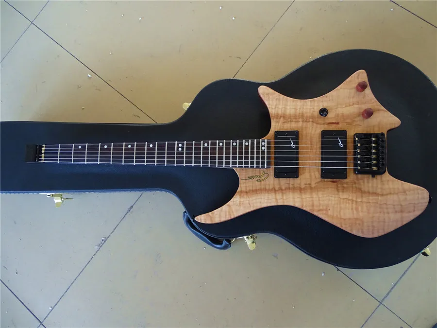 B guitar Электрогитара без головки грифа профессиональная на заказ натуральная древесина безголовая Гитара s - Цвет: B guitar