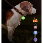 Светодиодный фонарик для домашних животных, ошейник для собак и кошек, светящийся Подвесной Ожерелье, светящийся яркий ошейник для тренировок и прогулок