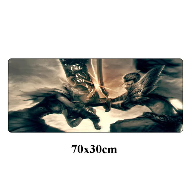 Фиолетовый Большой игровой коврик для Мышь pad 70x30 см Yasuo, Unforgiven компьютер Дуэль геймерский коврик для мыши для League of Legends стол для портативного компьютера ноутбука коврик - Цвет: Фиолетовый