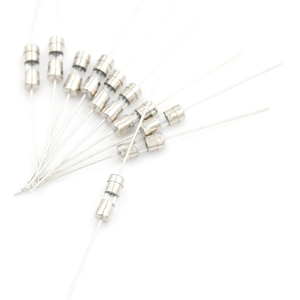 10 шт./лот стеклянный предохранитель с свинцовой проволокой 3 6*10 мм 1A/1.5A/2A/3A/5A