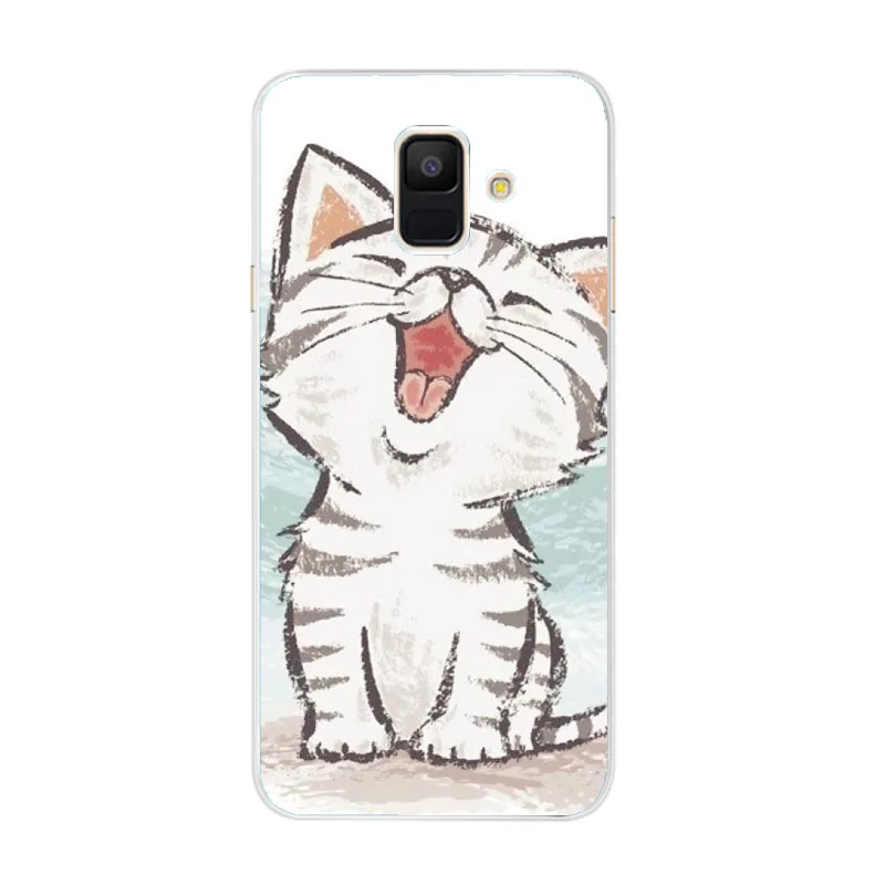 soft Silicone Phone Case For Samsung Galaxy A6 2018 Dual SIM SM A600 A600F Tpu Back Cover Plus A605 A605F |
