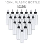 20 шт., пластиковые герметичные Бутылочки для жидкости, 100 мл