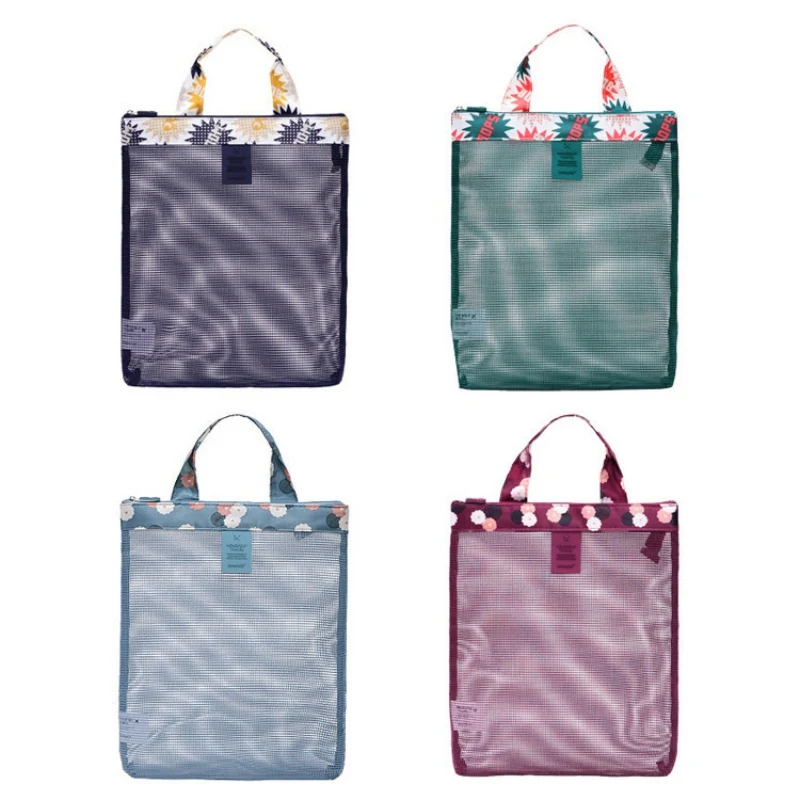 

Large Capacity Mesh Transparent Bag Men Women Shoe Storage Camping Beach Bags Swimming Gym Outdoor Sportswear Handbag Swimwear