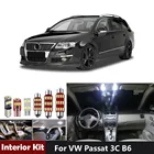 12 шт. белые светодиодные с Canbus лампы для VW Passat 3C B6 2006-2011 комнатного светодиодного светильник комплект Купол Карта зеркало багажник из полимера лампа