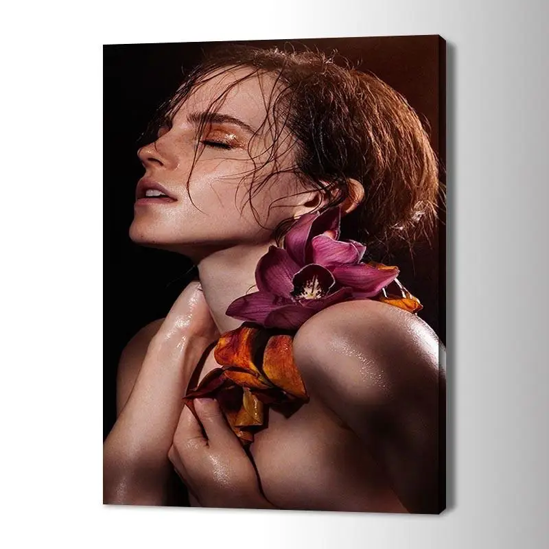 

Canvas Print Wall Art Painting Art Picture Emma Watson Poster for Living Room Home Decor