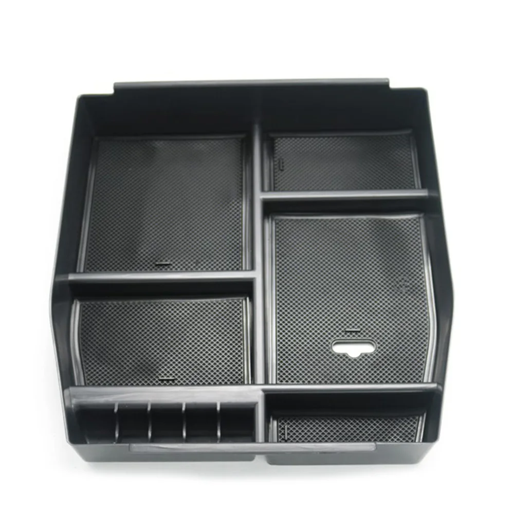 Центральный ящик для хранения в рядах консоли черный Внутренний органайзер