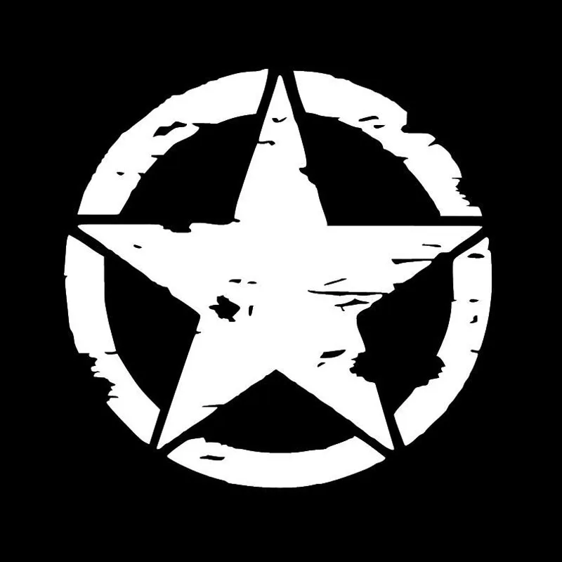 

15cm*15cm ARMY Star Graphic Decals Motorcycle Car Stickers Vinyl Car-styling