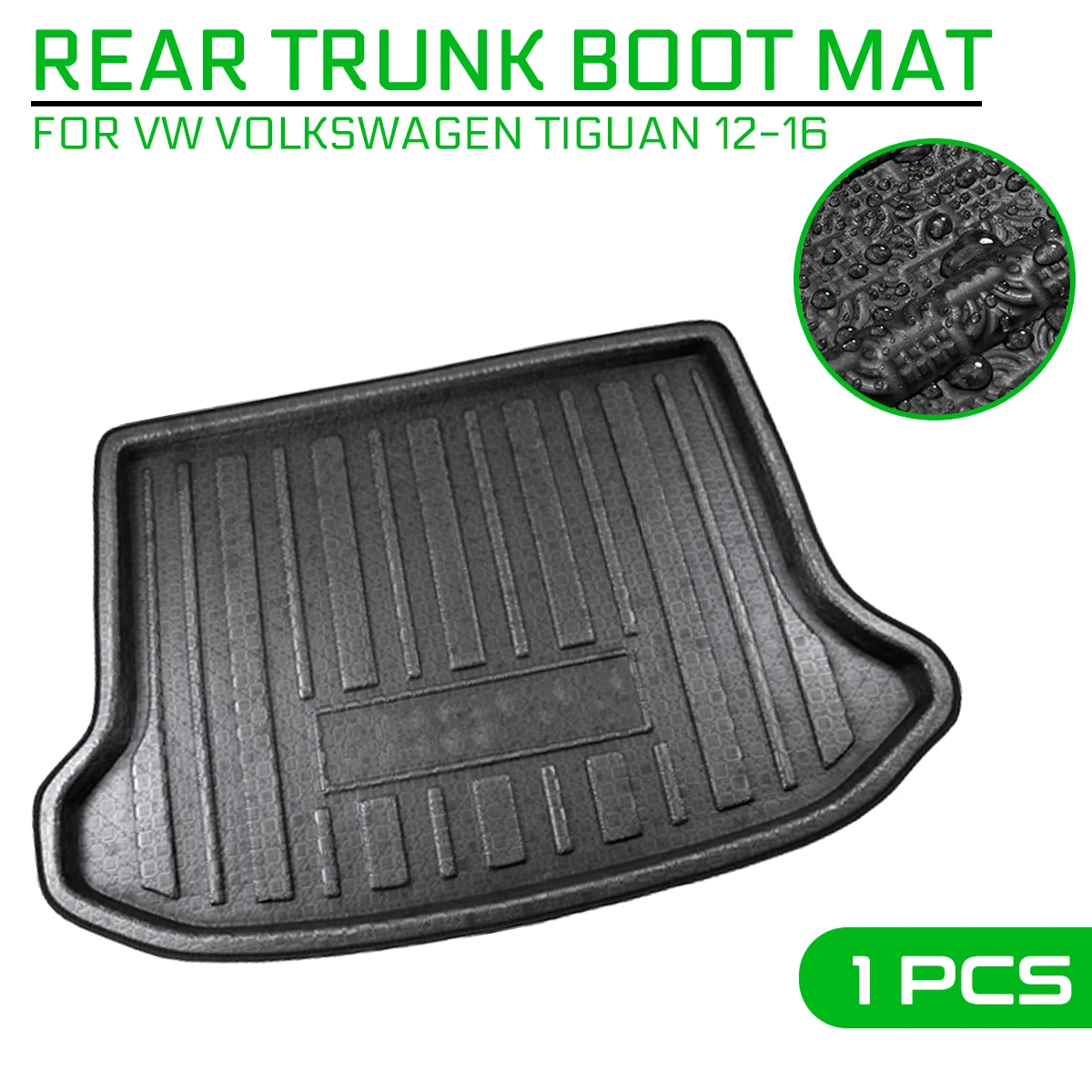 

For VW Volkswagen Tiguan 2012-2016 Car Floor Mat Carpet Rear Trunk Anti-mud Cover
