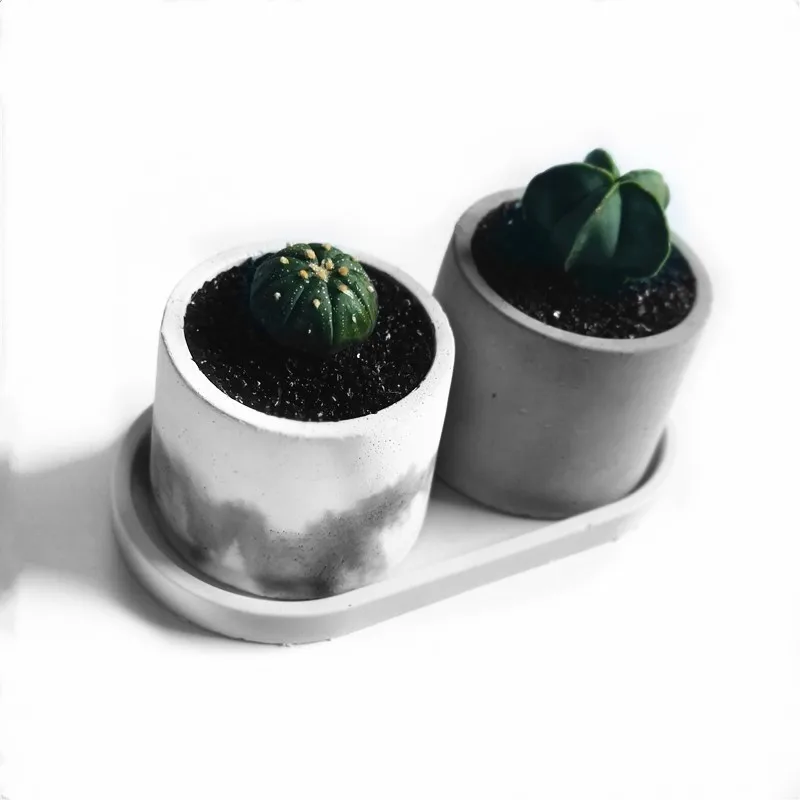 

DIY Concrete Molds for Pot Round Flower Pot Molds Cement Planter Molds Silicone Mould