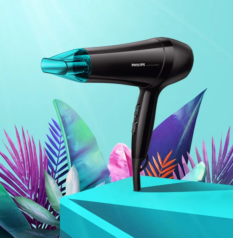 

Philips hair dryer household high-power hot and cold air dryer 1800W high-power quick-drying constant temperature does not hurt