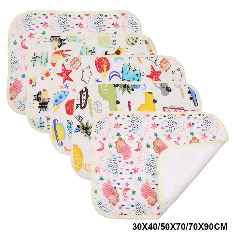 для новорожденных детский коврик непромокаемая пеленка подгузники многоразоые