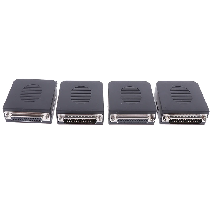 

Hot 1pc Practical D-Sub DB25 25Pin Male Connector Terminals Module Screw Cable Plug Cover Solderless Connectors New