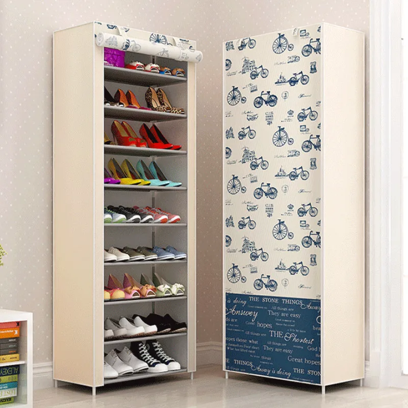 Многоуровневая стойка для обуви из нетканого материала органайзер хранения