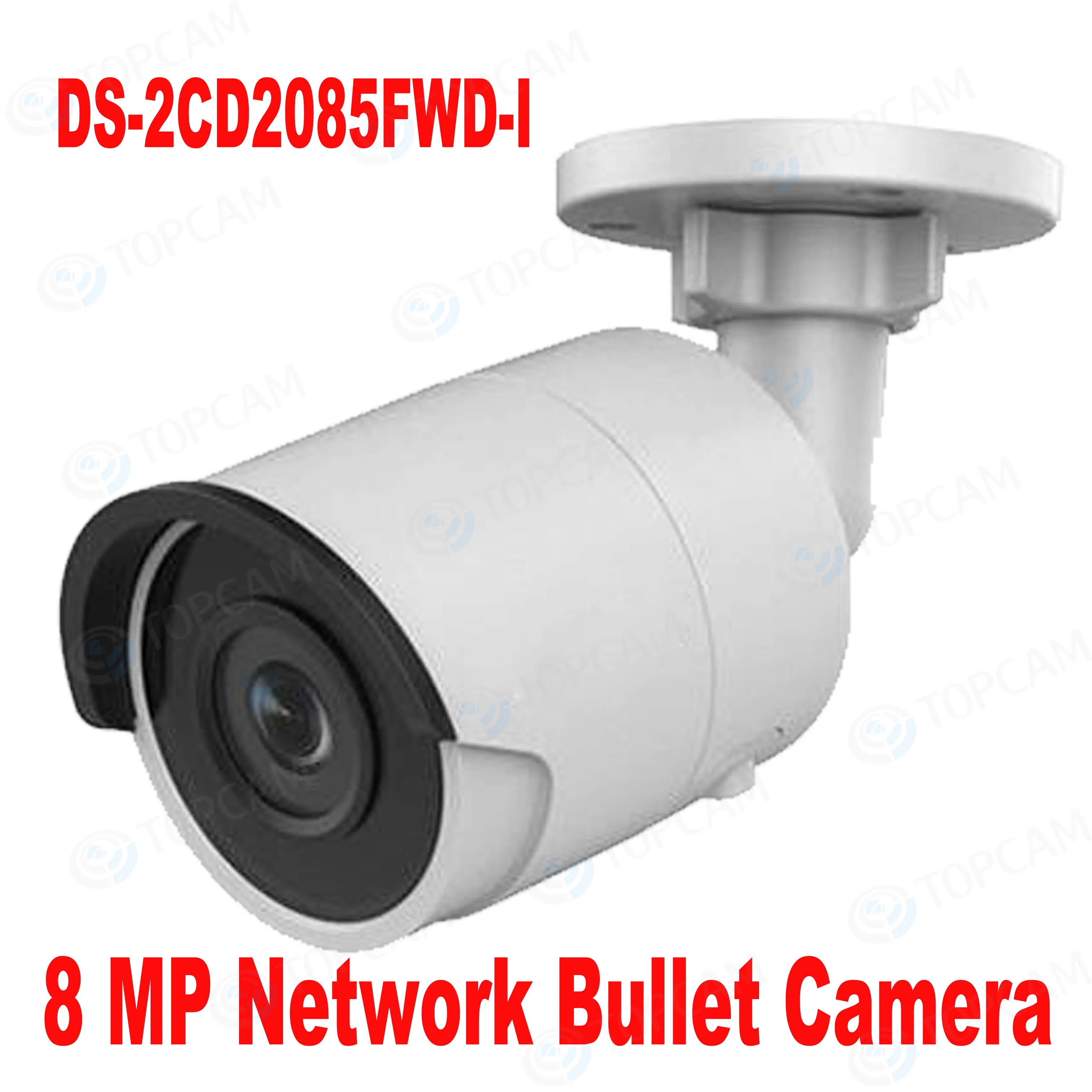 Hikvision 4K Высокое разрешение 3840*2160 метка сети 8MP IP камера DS-2CD2085FWD-I 3D DNR камера безопасности IP водонепроницаемая камера