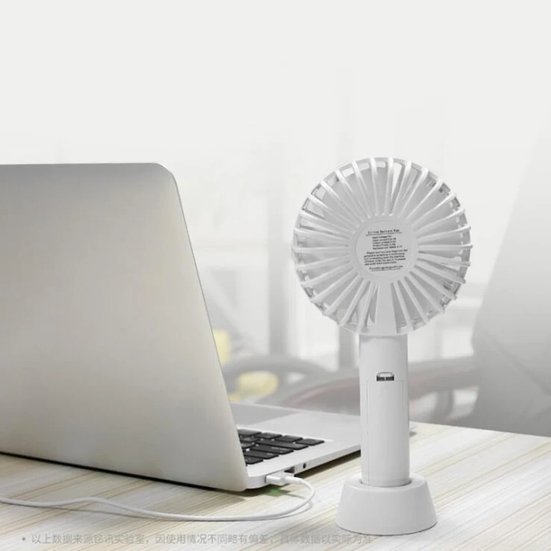 Mini USB Charging Fan Portable Aromatherapy with Mobile Phone Holder Handheld Or Desktop Dual-Use Electric | Бытовая техника