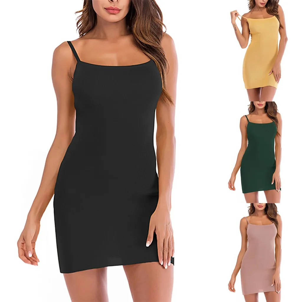 Женское Короткое платье на бретелях с бантом однотонное облегающее повседневные