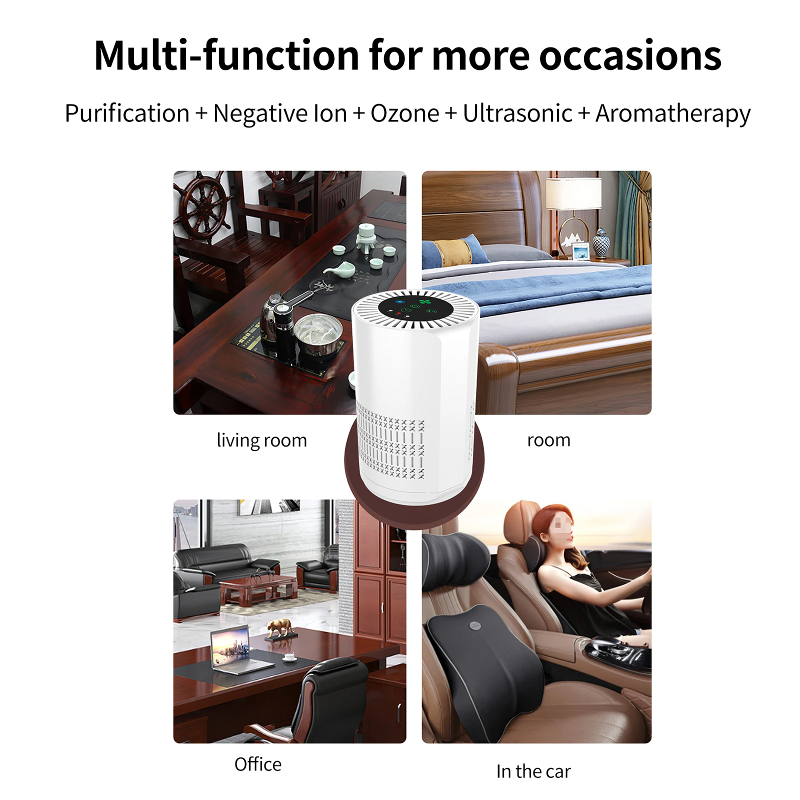 

Negative Ion Timing Air Purifier Practical High Quality Air Freshener Multifunctional Disinfection Air Cleaner Aroma Diffuser