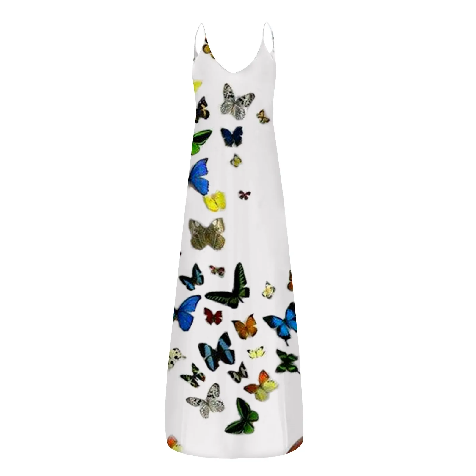 

Summer Women Dresses 2021 Fashion Print V-Neck Casual Sundress Sexy Sleeveless Ladies Long elegant Maxi Dresses
