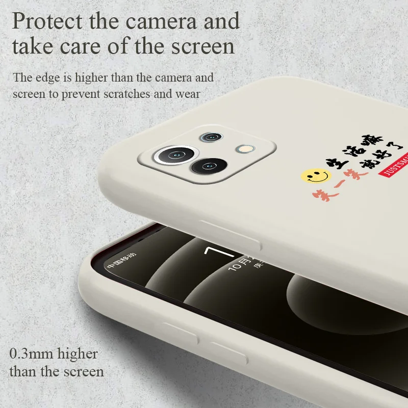 

Positive Energy Girl Phone Case For Xiaomi Mi 11 10T 10T Pro 10 lite Ultra 9T 9 8 Note 10 Pro Poco F3 F2pro X2 Silicone Cover