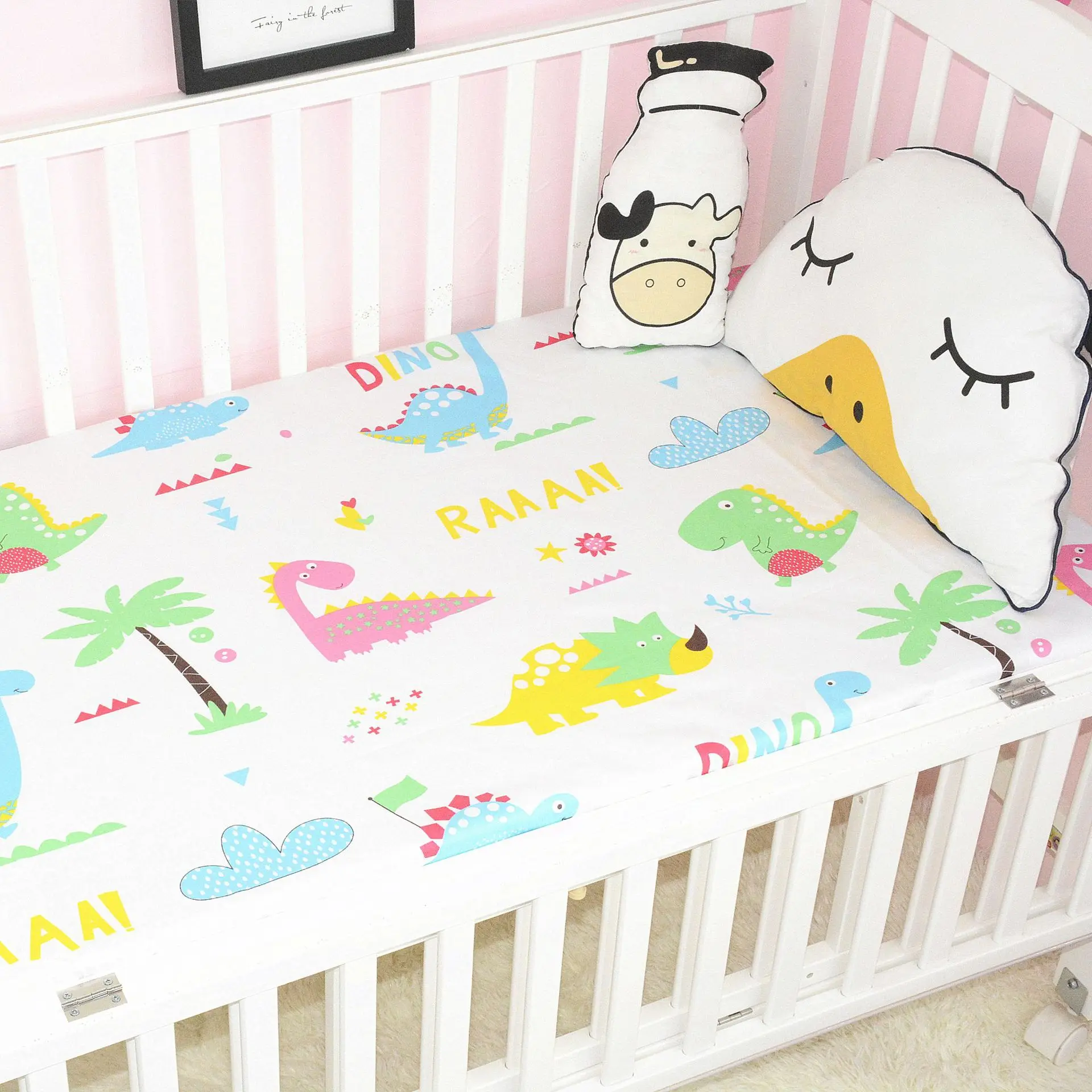 покрывало на детскую кровать Простыня для малышей 100% хлопок новорожденных детей