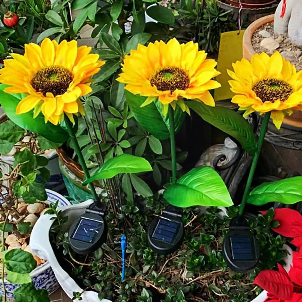 

Solar Sunflower Lantern Outdoor Garden Garden Decoration Outdoor Lighting Waterproof Lamp Light Solar Lawn R5c5