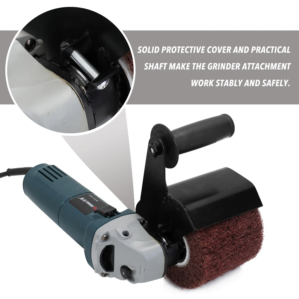 

M10/M14 Sanding Belt Adapter Attachment Converting 100/115mm Electric Angle Grinder to Belt Sander Working Polishing Machine