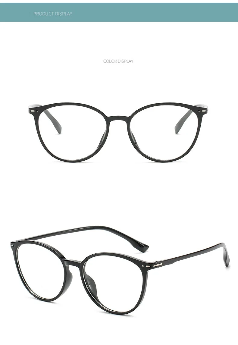 Cat Eye Clear Lens Women Optical Eyewear Myopia Spectacle Glasses-0.5-1.0-1.5-2.0-2.5-3.0-3.5-4.0-4.5-5.0-5.5-6.0