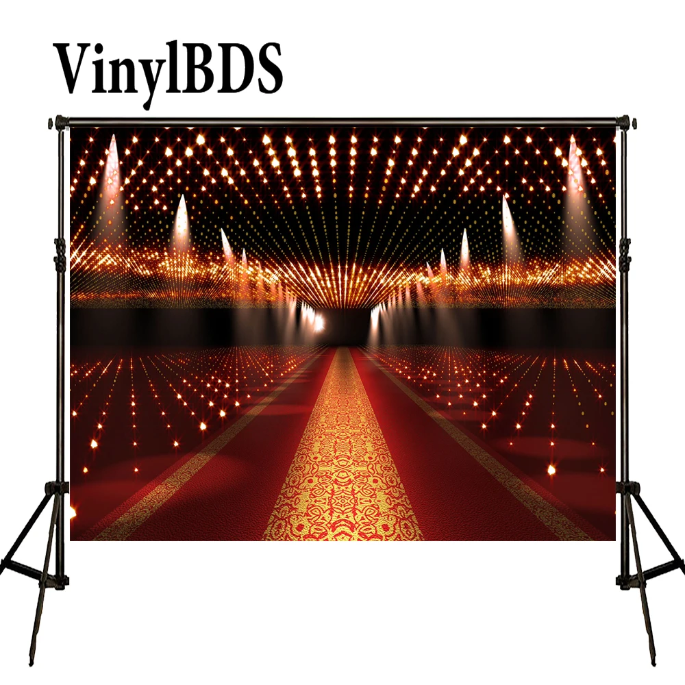VinylBDS 5x7ft голливудский фон с красной ковровой дорожкой vip фоны для вечеринок