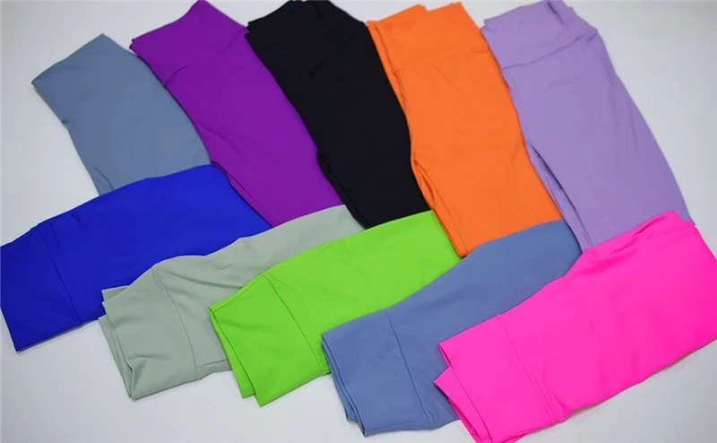 Женские штаны для йоги с высокой талией эластичные бесшовные леггинсы фитнеса