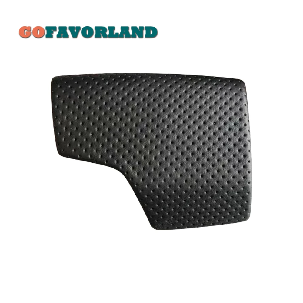 

leather Gearshift Handle Frame Cover with hole Shift Knob For Audi A6 S6 A7 Sportback 2019-2020