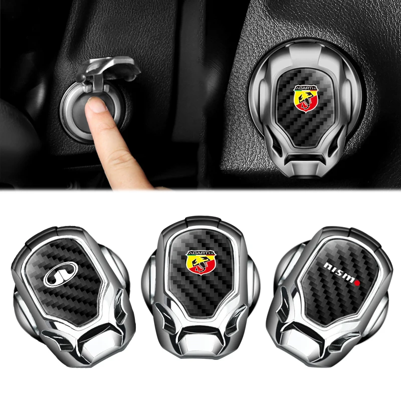 

1pcs Car One-click start protective cover Car Interior Accessories for Morris Garage MG3 TF ZR MG 3 5 6 7 ZS GS GT MG5 MG6 MG7