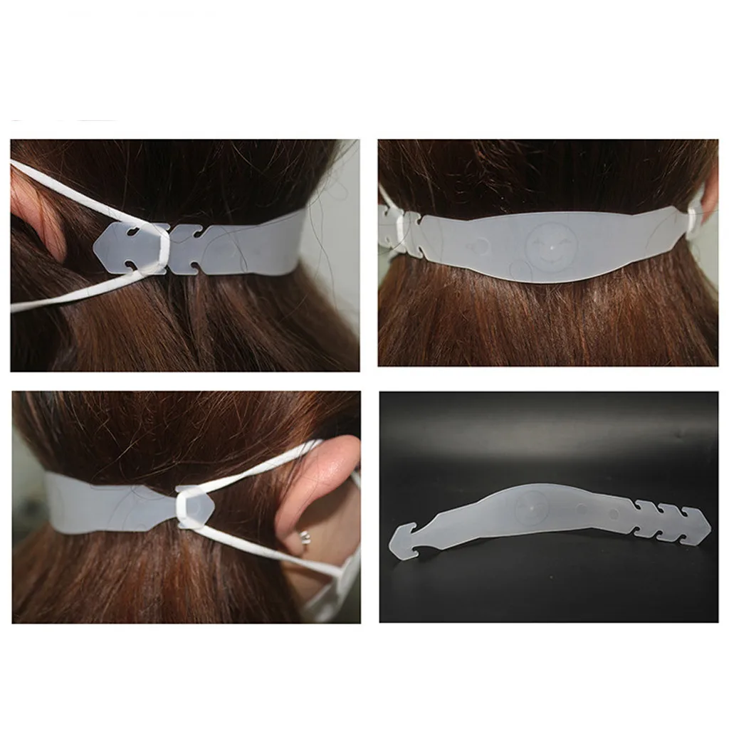 10 шт. хлопковая ткань для лица шарф Регулируемая пряжка противоскользящая капля