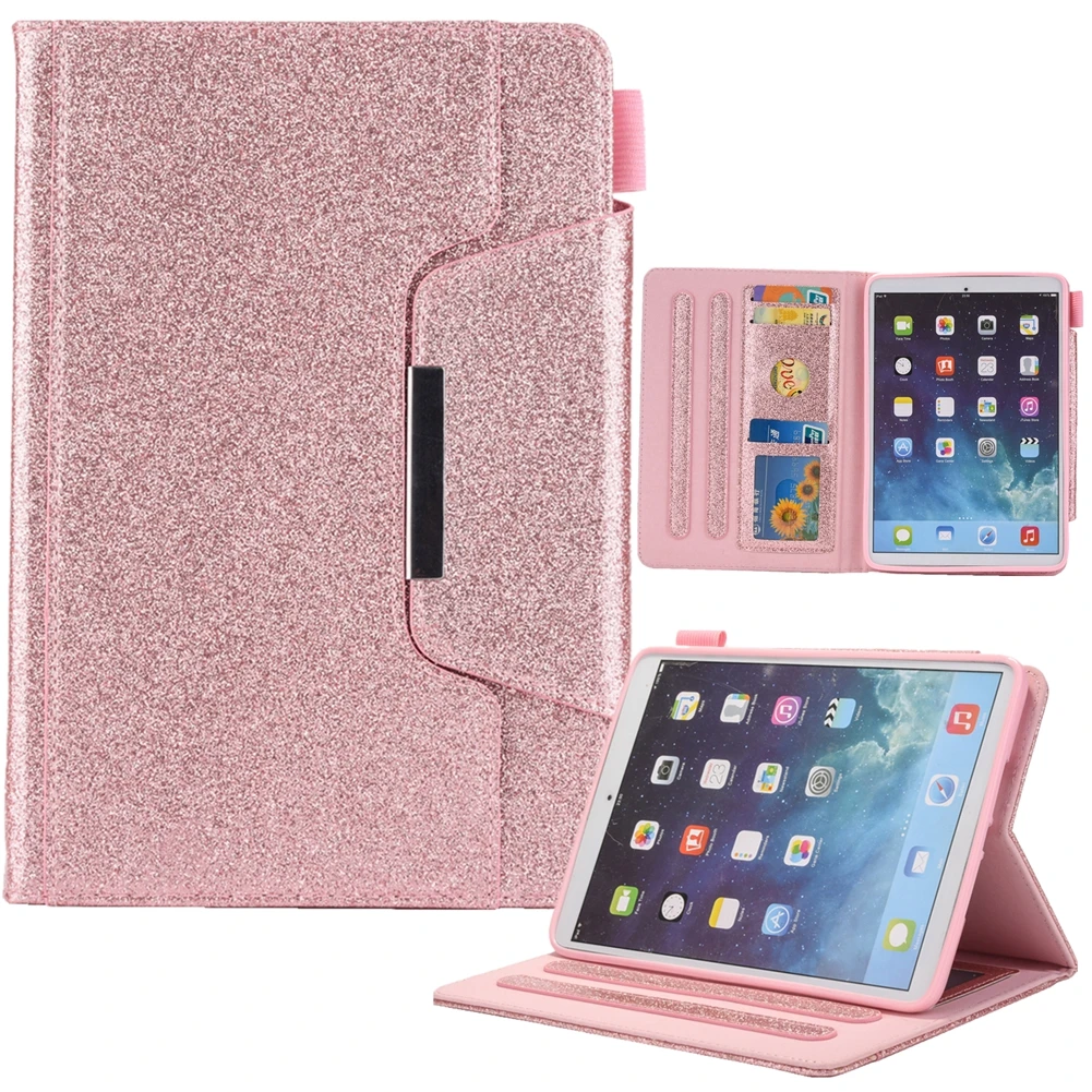 

Cover For iPad mini 6 2021 (A2567 A2568 A2569) 8.3" Glitter Bling Leather Tablets cover with Auto Sleep Wake Capas Para Fundas