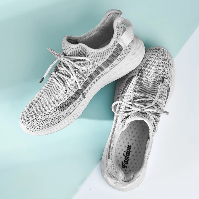 2020 Модные дышащие мужские кроссовки нескользящая повседневная обувь легкие для