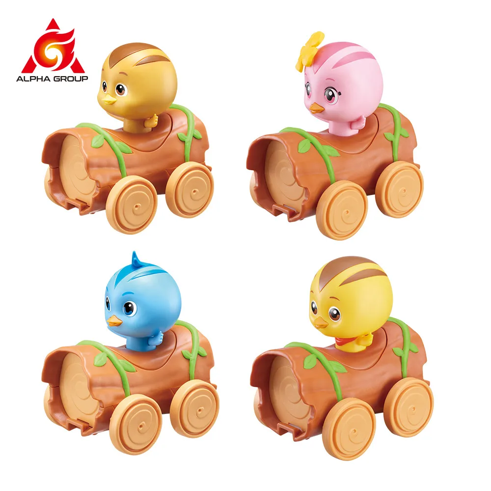 Katuri Animal Chick Shape press n go-​series Mobile trolley Kids Toys Baby Educational Toys images - 6