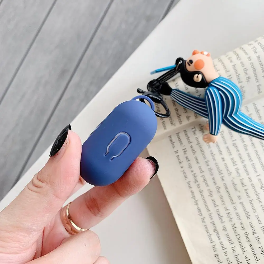 GOOYIYO мягкий силиконовый чехол и Игрушка Декор крюк для Airpods 1 2 Bluetooth наушники