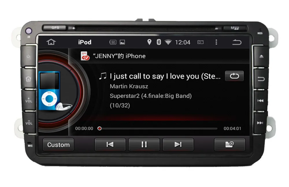 8 ядер дюймов Android 1 автомобильный dvd gps для Volkswagen VW Skoda POLO PASSAT B6 CC TIGUAN GOLF 5 Fabia