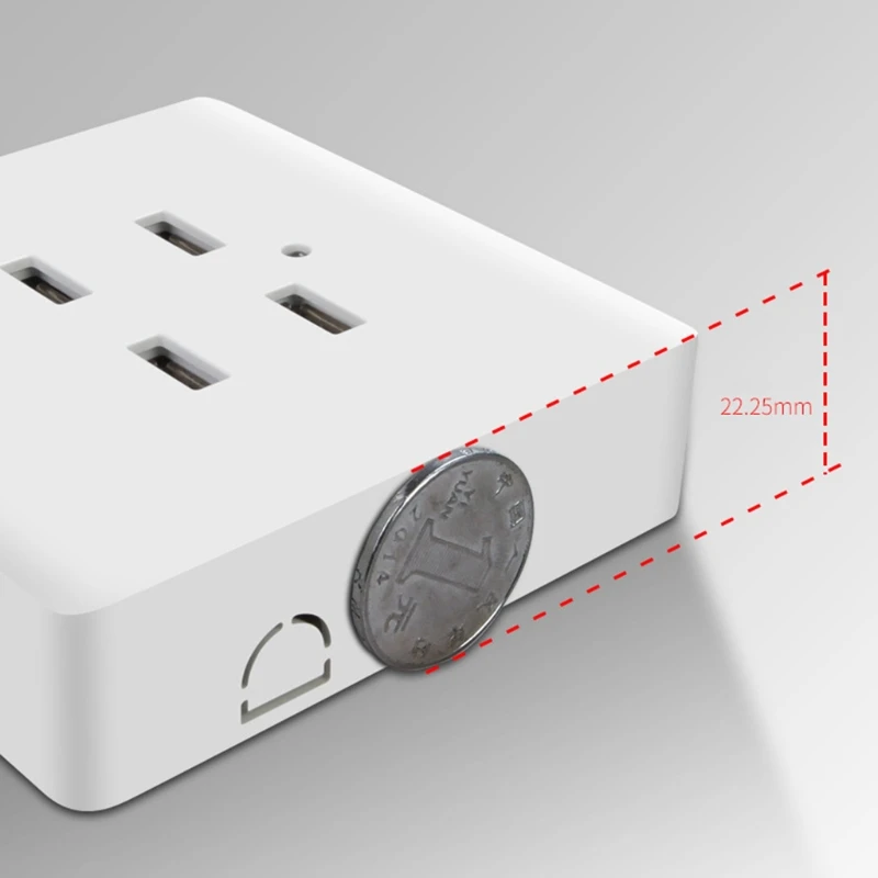 2/4 Порты USB электрическая розетка станция Мощность адаптер 110V-250V для Офис