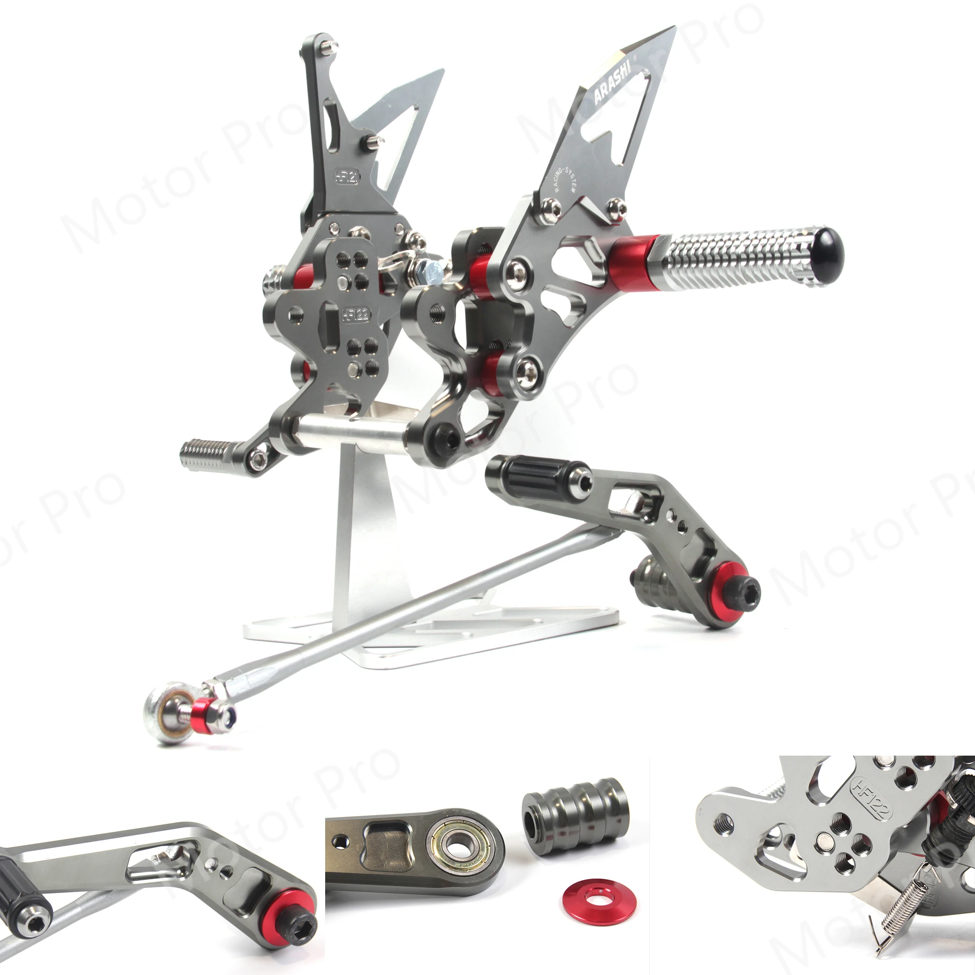 Регулируемые подставки для ног SUZUKI GSXR 600 750 2006 2010 2007 2008 2009 педаль заднего вида цвет