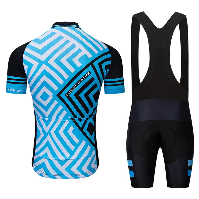 Летний комплект Джерси для велоспорта Мужская одежда шорты езды на велосипеде
